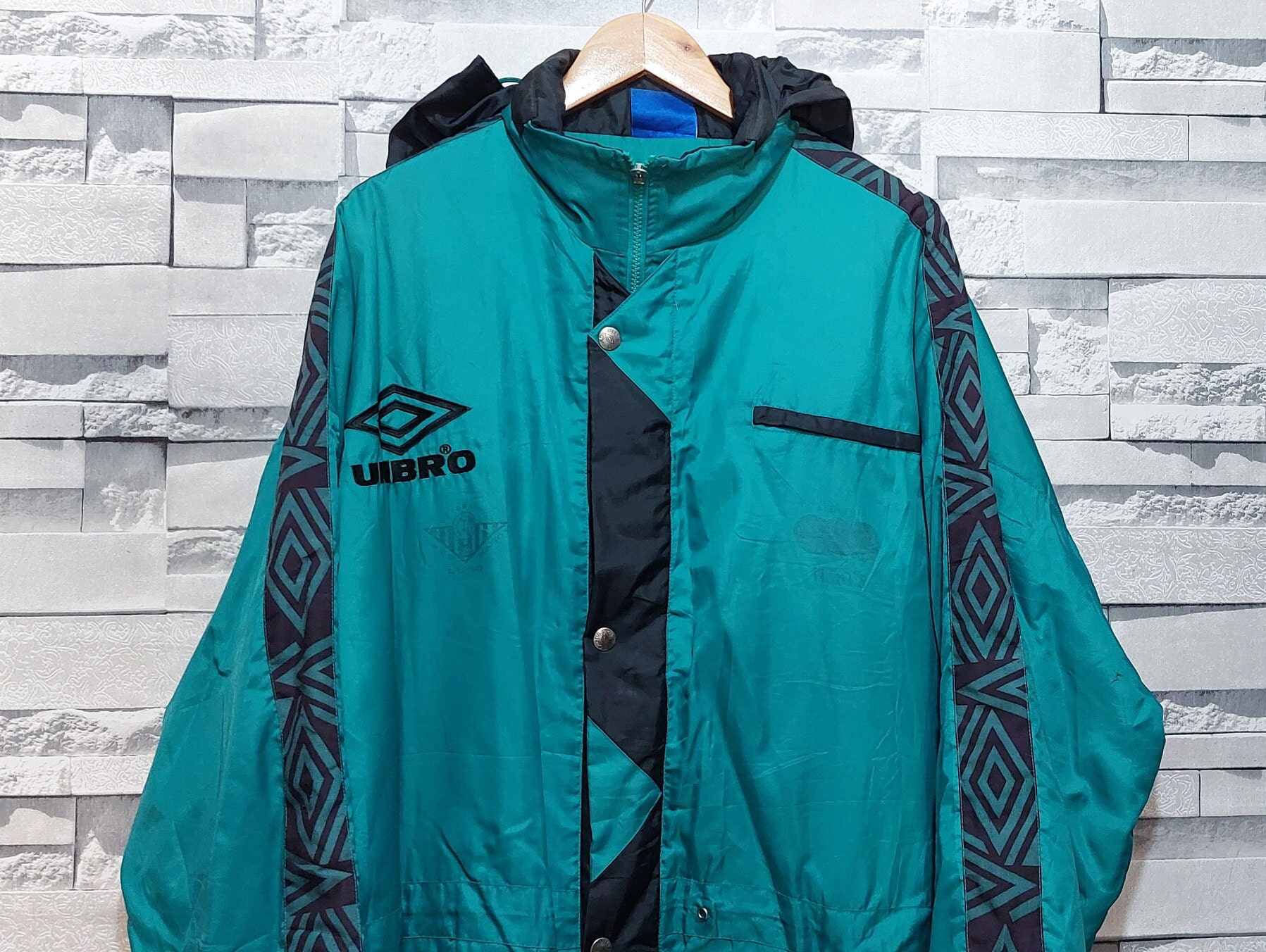 【90s】UMBROアンブロzip up nylon jacket old 9090 × UMBLEM NYLON JACKET – YZ