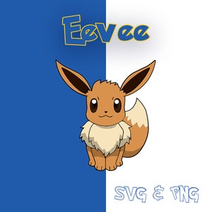 Pokemon Clip Art SVG DXF PNG PDF - Kawaii Eeveelution Illust - Inspire  Uplift