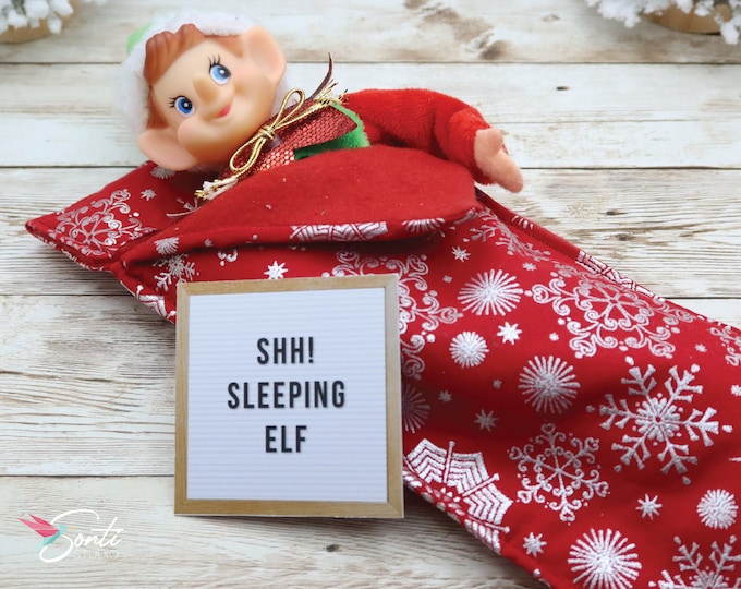 Christmas Elf Sleeping Bag, Elf Ideas, Elf Accessories, Elf Activities