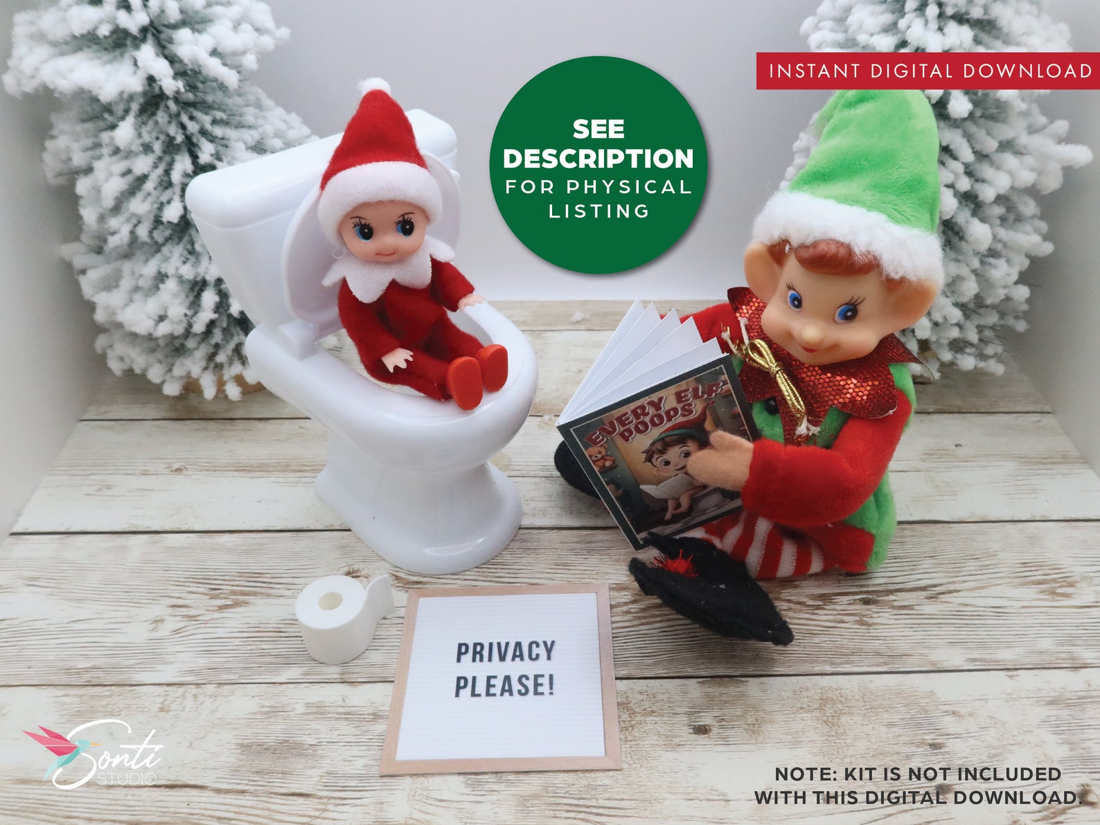 Elf Printable Mini Book, Every Elf Poop, Elf Baby Ideas, Elf Toddler ...