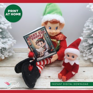 Elf Printable Mini Book, Every Elf Poop, Elf Baby Ideas, Elf Toddler, Elf Ideas, Elf Accessories, Elf Activities, Elf Props, Elf Miniatures