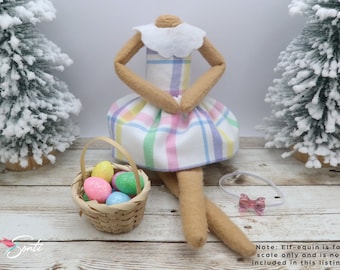 Elf Easter Basket Dress, Collar not included, Elf Accessories, Elf Outfit Clothes, Elf Ideas, Elf Dress, Elf Activities, Elf Props