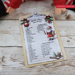 Elf Printable Shopping List, Santa to Do List, Elf Kit, Elf Ideas, Elf ...