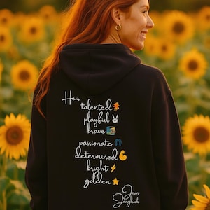 Sudadera con capucha de Jungkook BTS "Golden & Brave" | Regalo para fans de Jeon Jungkook | Merchandising del ejército de BTS | Sudadera con capucha de Kpop | Camiseta de Bangtan Boys | Cumpleaños de JK 2025