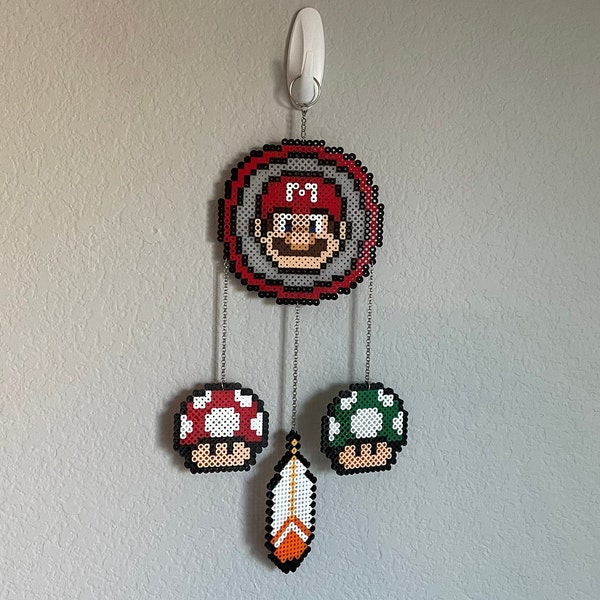 Mario Perler Beads Dream Catcher