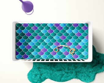 Mermaid Scales Baby Crib Sheet