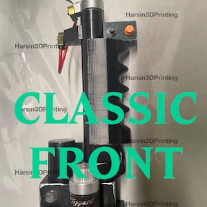 CLASSIC FRONT Snap-on Grip Mod, now with End Covers! for Hasbro Ghostbusters Plasma Series Spengler Neutrona Wand