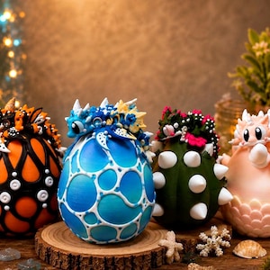 Baby Dragon and Egg Collection | Articulated Fantasy Hatchlings | Choose Your Dragon