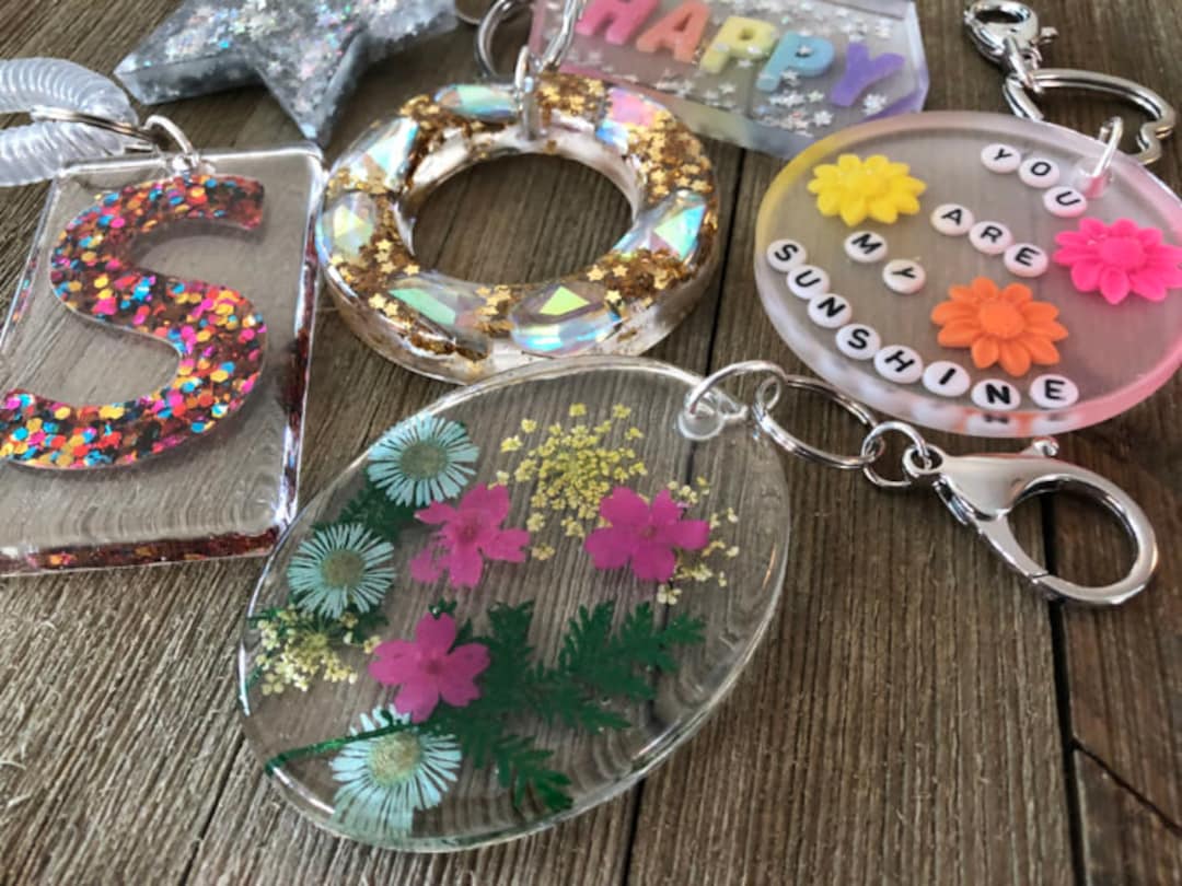 Custom Resin Keychains | Custom Gifts | Handmade - Etsy