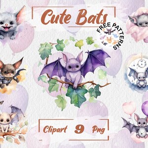 Aquarell Baby Fledermäuse Fledermaus Clipart Aquarell Fledermäuse Png Niedliche Fledermäuse PNG Niedliche Tiere Grafiken Babyparty Clip Art, Kinderzimmer Grafiken 230
