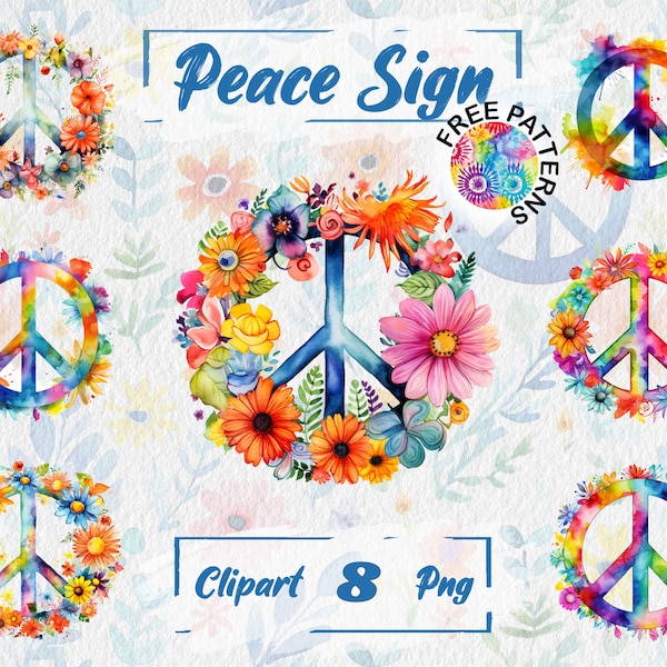 Peace Zeichen Png Hippie Clipart Hippie Symbol Clip Art Peace Flower Power Clipart Free kommerzielle Nutzung Peace Scrapbooking Junk Journal 352