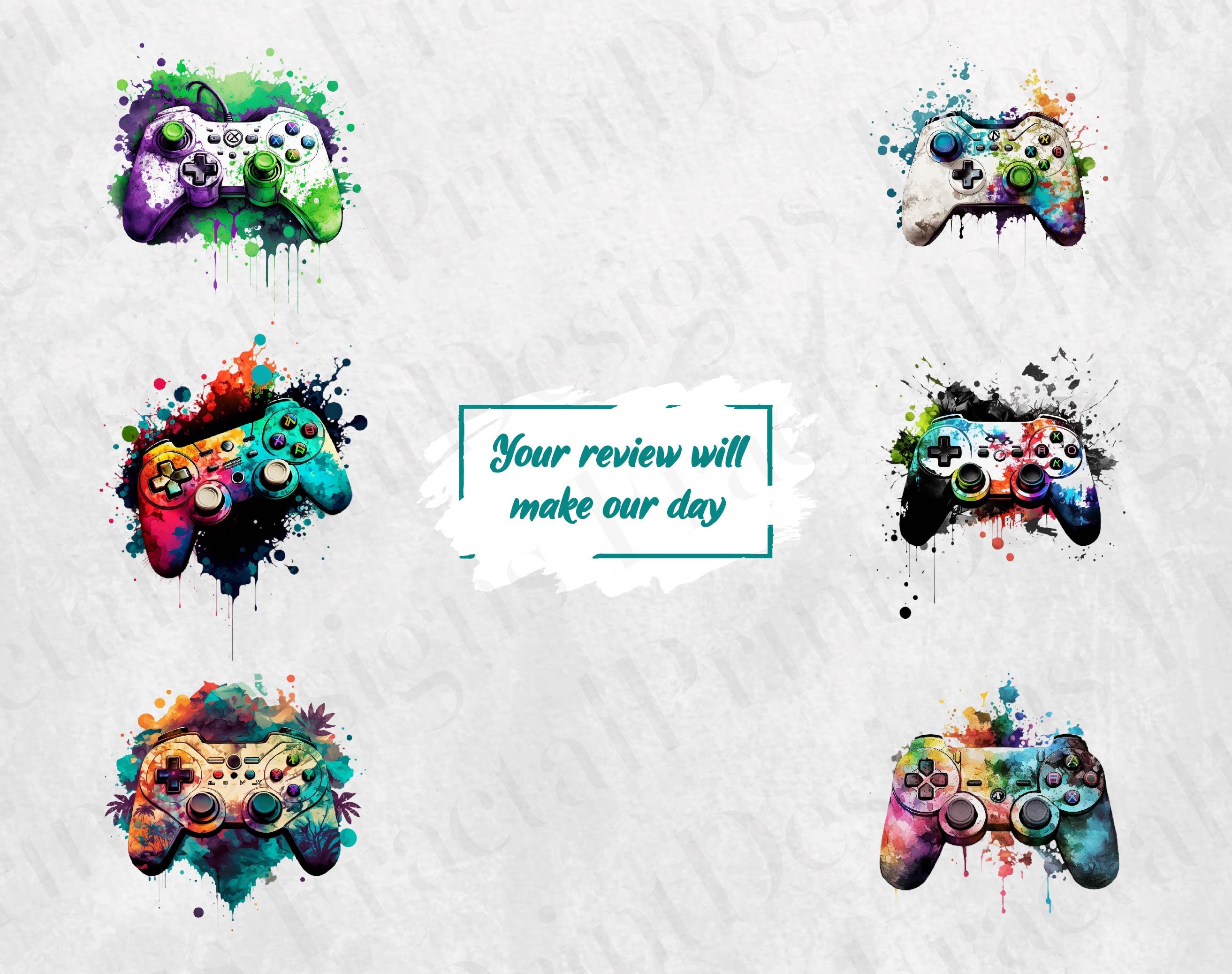 Game Controller Clipart Gamer PNG Bundle Gaming Bundle Game Controller ...