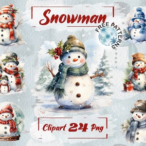Snowman Clipart, Cute Snowman PNG, Christmas Decor, Transparent Clipart Xmas Snowman Clip art, Winter holidays, Card making, Printables, 507