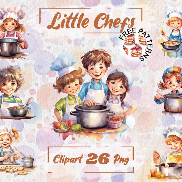 Little Chef Clipart Cooking Clipart Nursery Clipart PNG Chef Clipart Baking Kids PNG Little Chef Clip art, Cooking Sublimation, 286