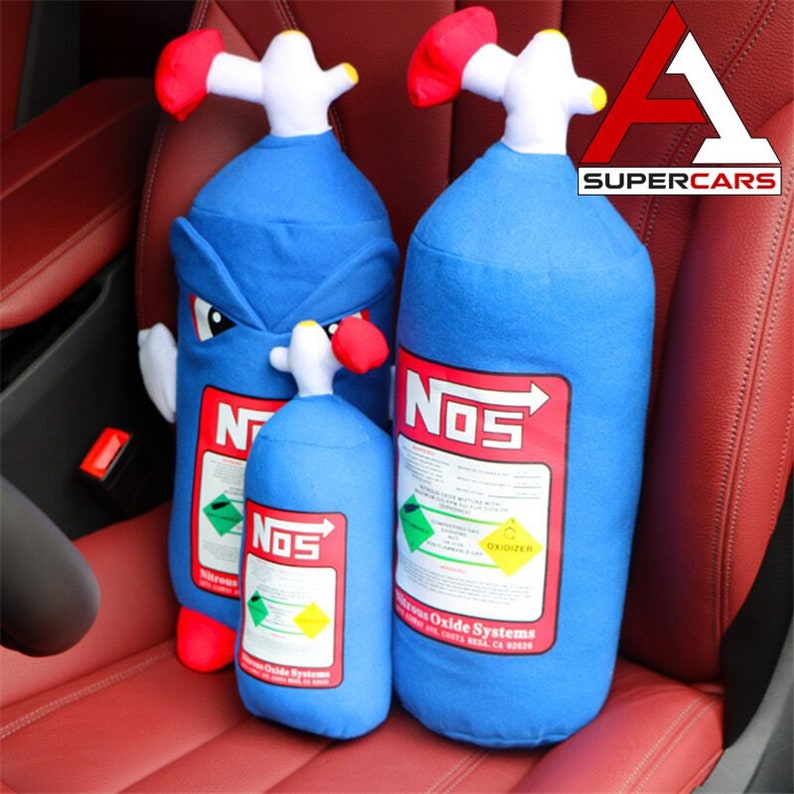 NOS Nitrous Oxide Bottle Plush Pillow Turbo JDM Cushion Etsy