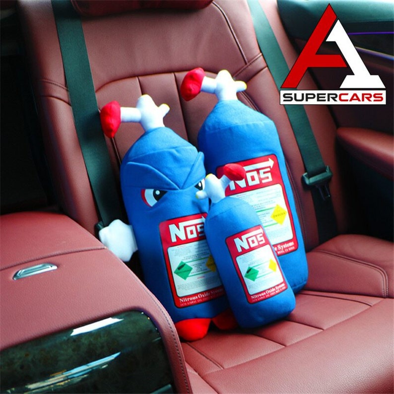 NOS Nitrous Oxide Bottle Plush Pillow Turbo JDM Cushion Etsy
