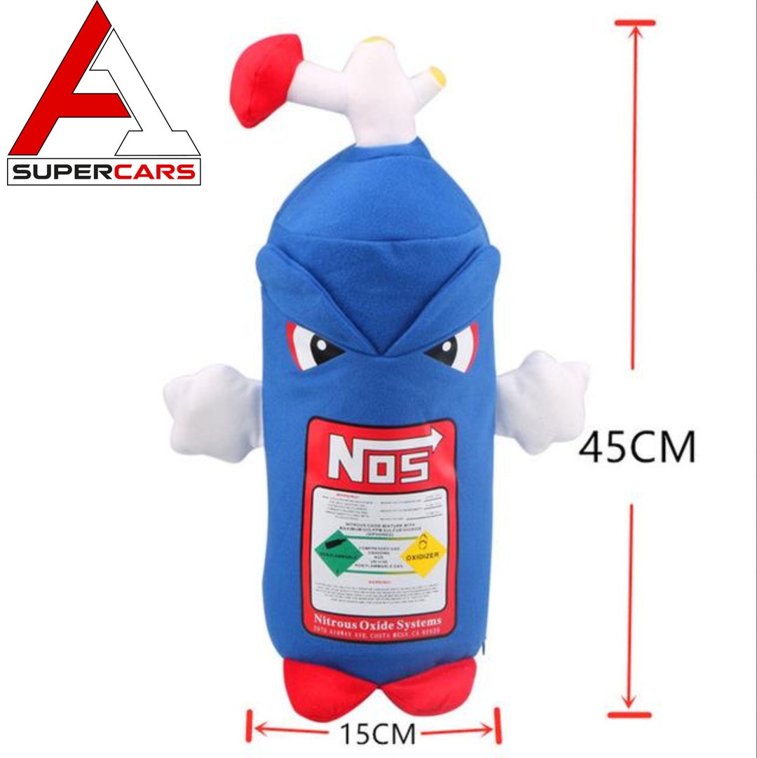 NOS Nitrous Oxide Bottle Plush Pillow Turbo JDM Cushion Etsy