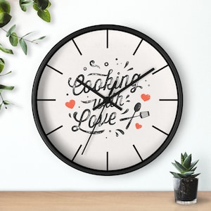Kitchen Wall Clock, Clocks for Wall, Oversized Wall Clock, Farmhouse Wall Clock, Unique Wall Clock, Modern Wall Clock, Kitchen Clock, Wooden