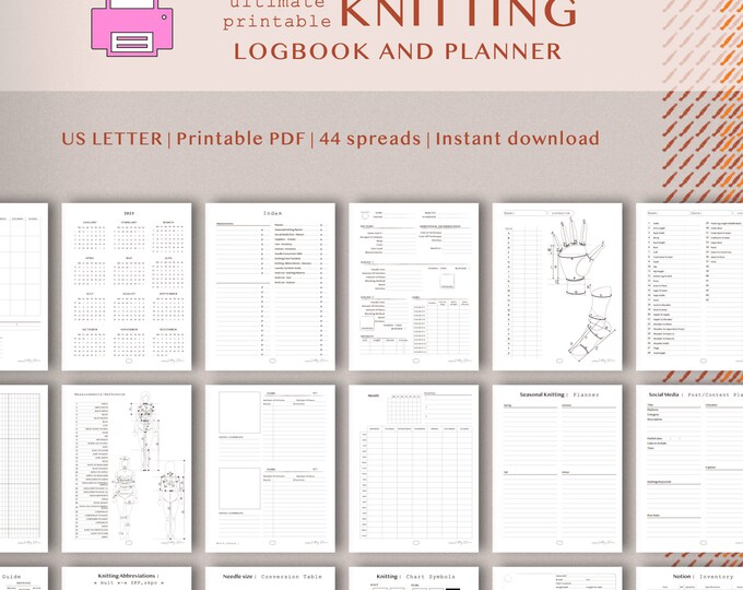 Yarn Crafters' Notebook - Etsy