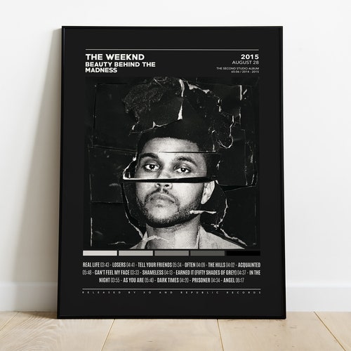 The Weeknd Posters Set Album Cover Music Print Trilogy Etsy Hong Kong