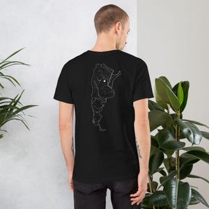 Argentinien Flüsse Karte Unisex T-Shirt
