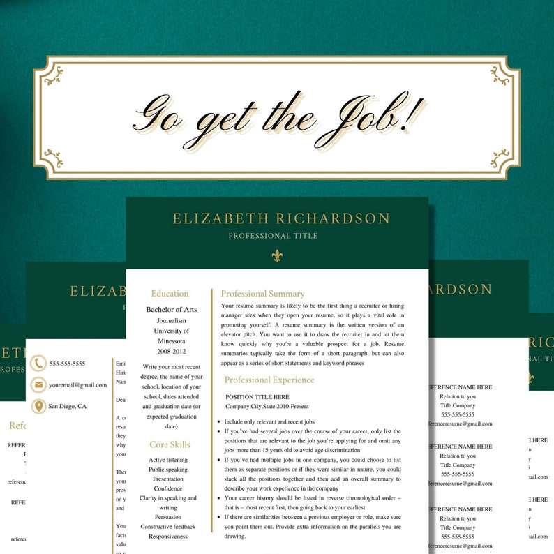 Resume Template Canva Edit Instant - Il 794xN.4254083683 Sogv
