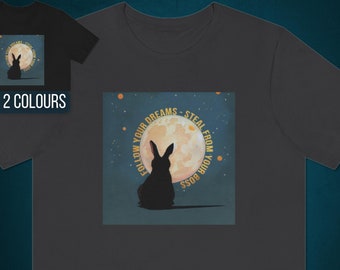 Follow Your Dreams Steal From Your Boss Shirt | Cute Bunny & Moon, Socialist Shirt, Socialism, Leftist Shirt, Anti Capitalist, Eat the Rich