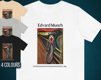 Edvard Munch - The Screaming Possum Parody Shirt | Parody Art Shirt, Screaming Opossum Meme Shirt, Funny Shirt, Meme Shirt