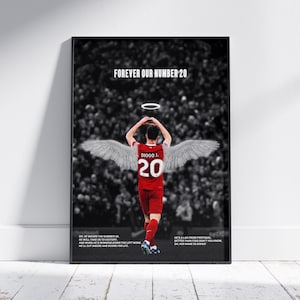 Diogo Jota Tribute Poster, Digitaler Download des Diogo Jota Posters, Red Download, RIP Diogo Jota Poster, Kunstdrucke