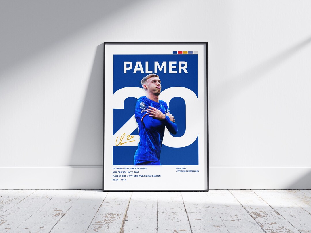 Cole Palmer Poster | Chelsea FC Wall Art | Digital Download | Football ...