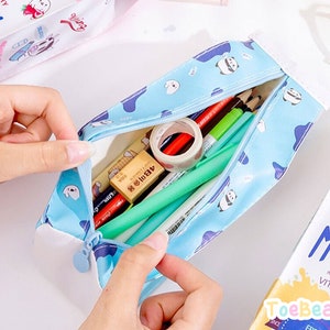 Kawaii Milk Carton Pencil Case Kawaii Stationery Back To School Supplies Office Supply Leather Korean Aesthetic Anime Manga Japan kitsch image 2