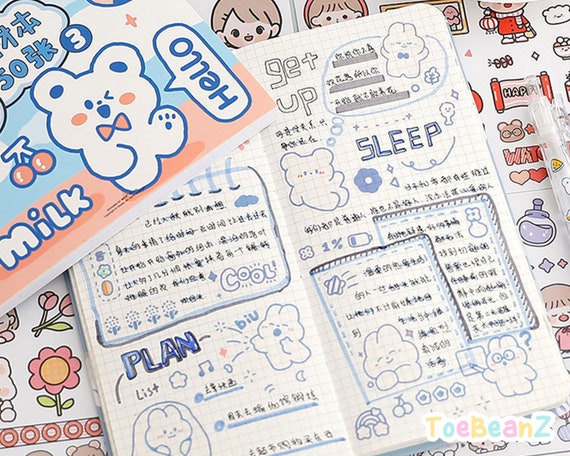 Stickers 100 Pieces Vintage Book Stickers Aesthetic Stickers for Water Bottle Laptop Scrapbook Diary Waterproof for Adults and Teenagers