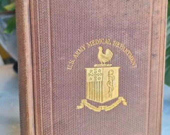 1863 Antique Civil War Book U.S. Army Medical Marked Hospital Steward's Manual