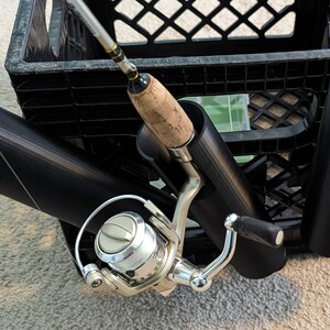 milk crate fishing rod holder YakGear BuildACrate Packages (Single / Triple) these storage methods do not have any exterior storage or rod holder features Rod Holder Milk Crate