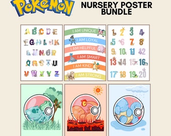 pokemon alphabet flash cards Alphabet Pokemon Go