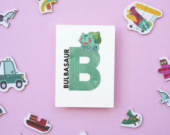 pokemon alphabet flash cards ABC 40 Professor's Letter | XYBREAKthrough |