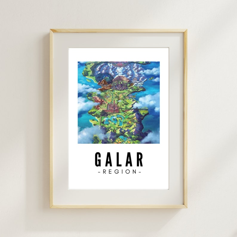 Pokemon Regional Posters Bundle | 8 Pokemon Poster Bundle | Pokemon Classroom Poster Printable Download | Pokemon Wall Art Downloads image 4