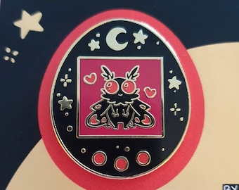 Virtual Pet Mothman 1.5" Enamel Pin
