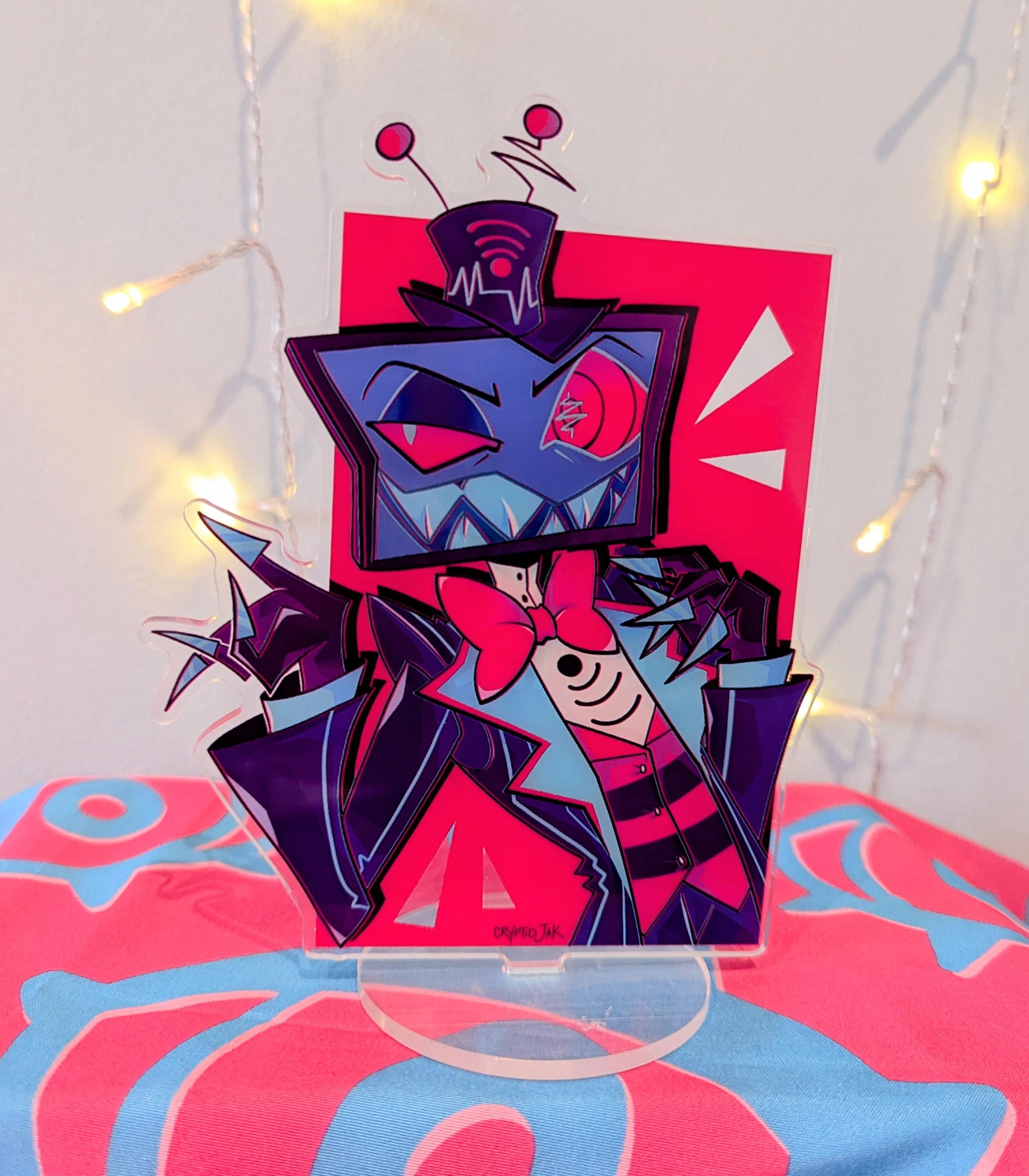 Hazbin Hotel Vox Inspired the Vees 6 Inch Acrylic Standee - Etsy