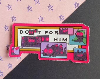 Do It For Him Mothman Meme Sticker