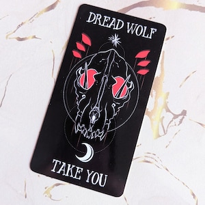 Dread Wolf Take You Dragon Age Solas Inspired Vinyl 10cm Sticker