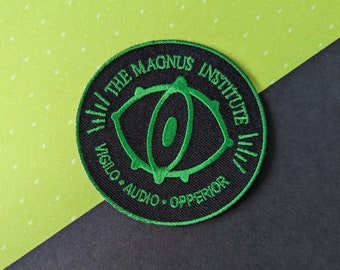 The Magnus Archives Institute Employee Embroidered Iron On Patch