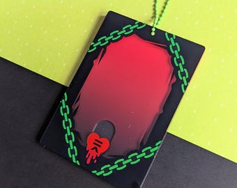 YKMET Strade Inspired Acrylic Photocard Holder Keychain