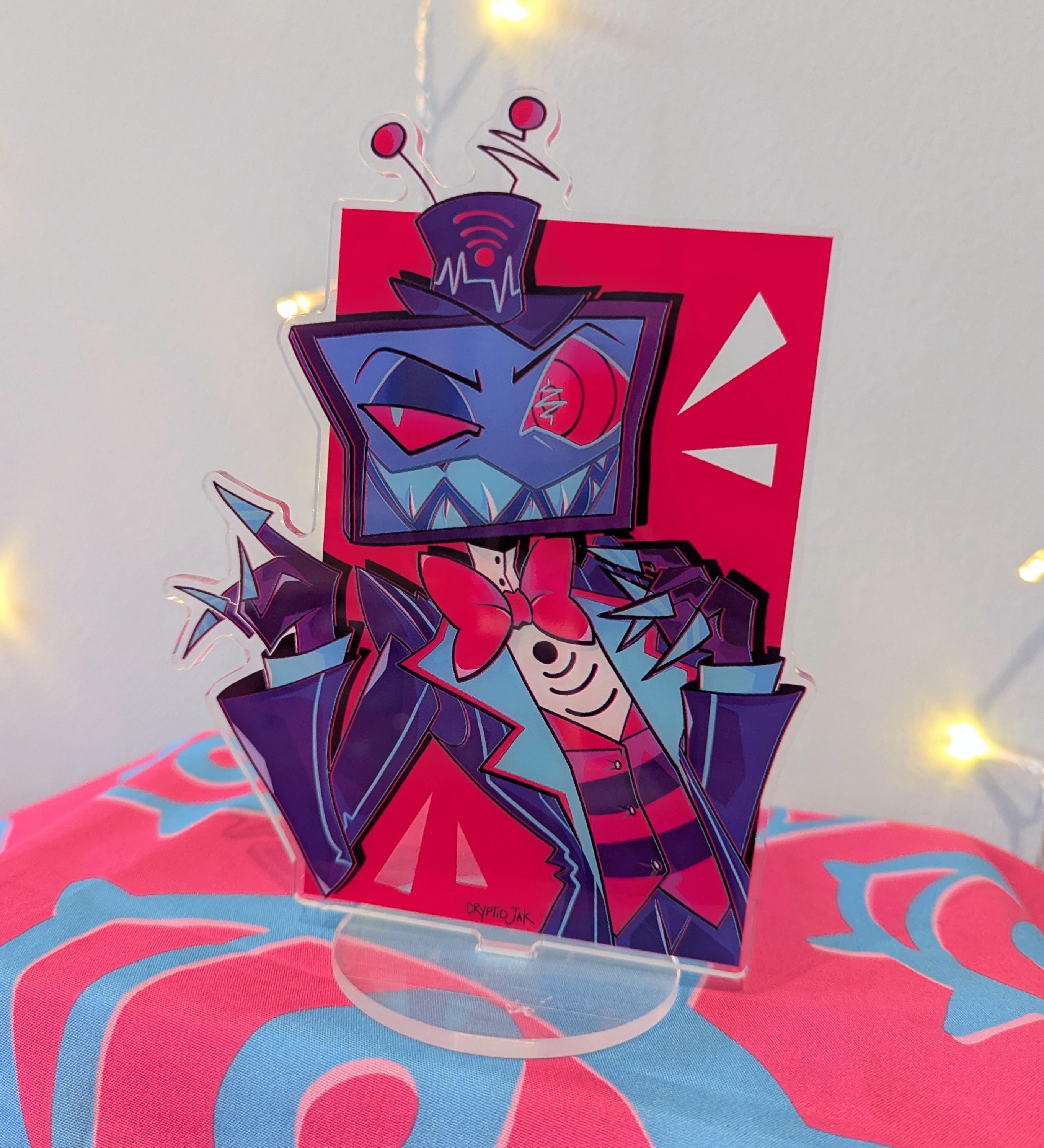 Hazbin Hotel Vox Inspired the Vees 6 Inch Acrylic Standee - Etsy