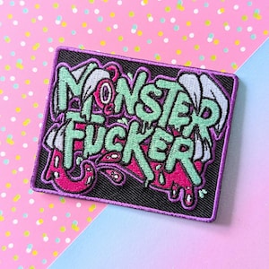 Monster F*cker Embroidered Iron On Patch