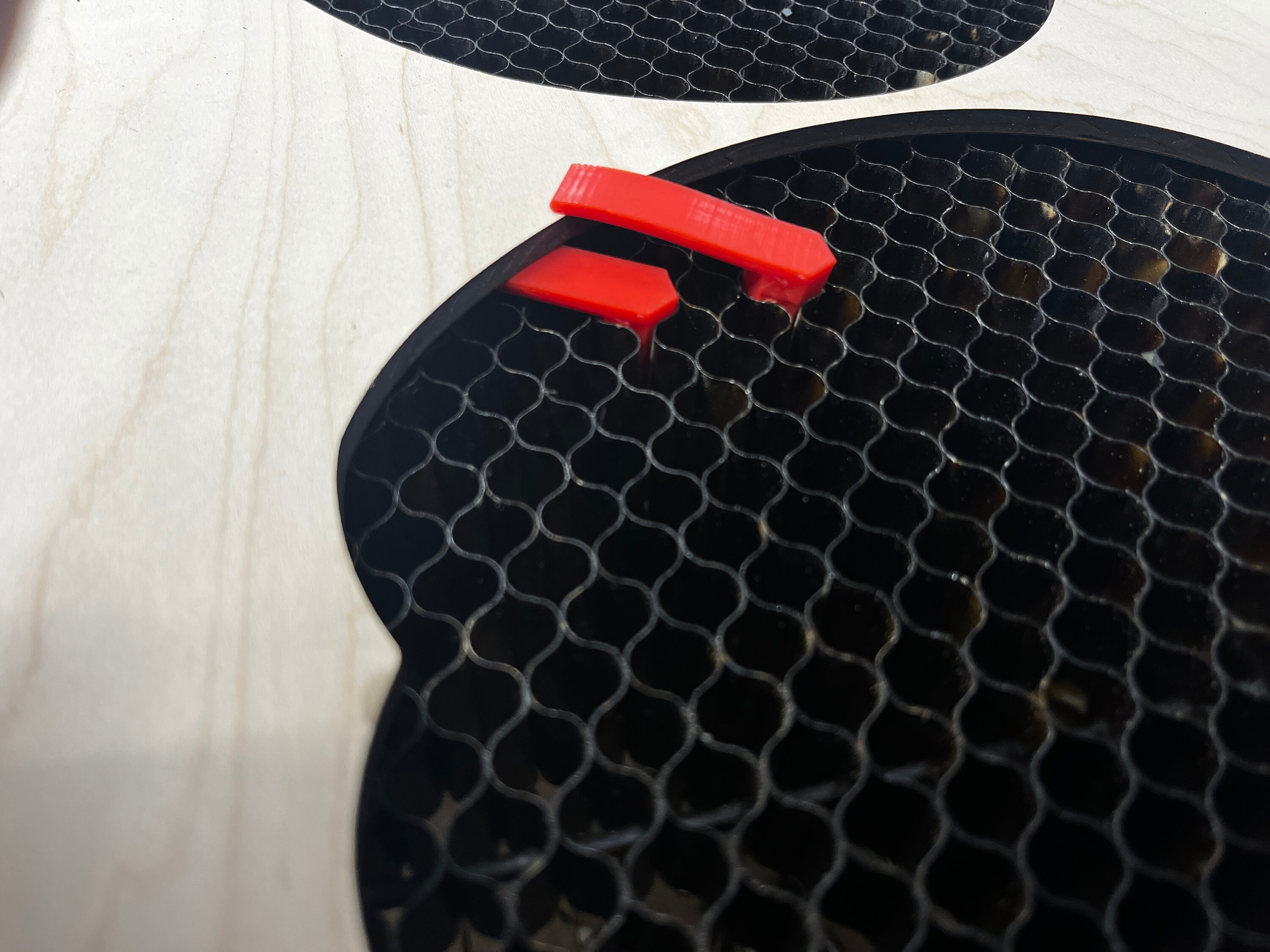 Thunder Laser Hold Down Pins 3D Printed Multiuse Easy Simple Light