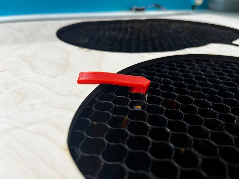 Thunder Laser Hold Down Pins 3D Printed Multiuse Easy Simple Red