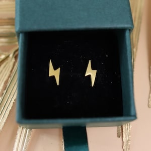 Titanium Lightning Earrings, Non Tarnish Earrings, Implant Grade Titanium Waterproof Earrings, Vintage Style Earrings, Minimal Earrings