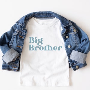 Big Brother Shirt, Big Brother Present, Pregnancy Announcement New Baby Announcement Promoted to Big Brother Little Brother Shirts Big Bro