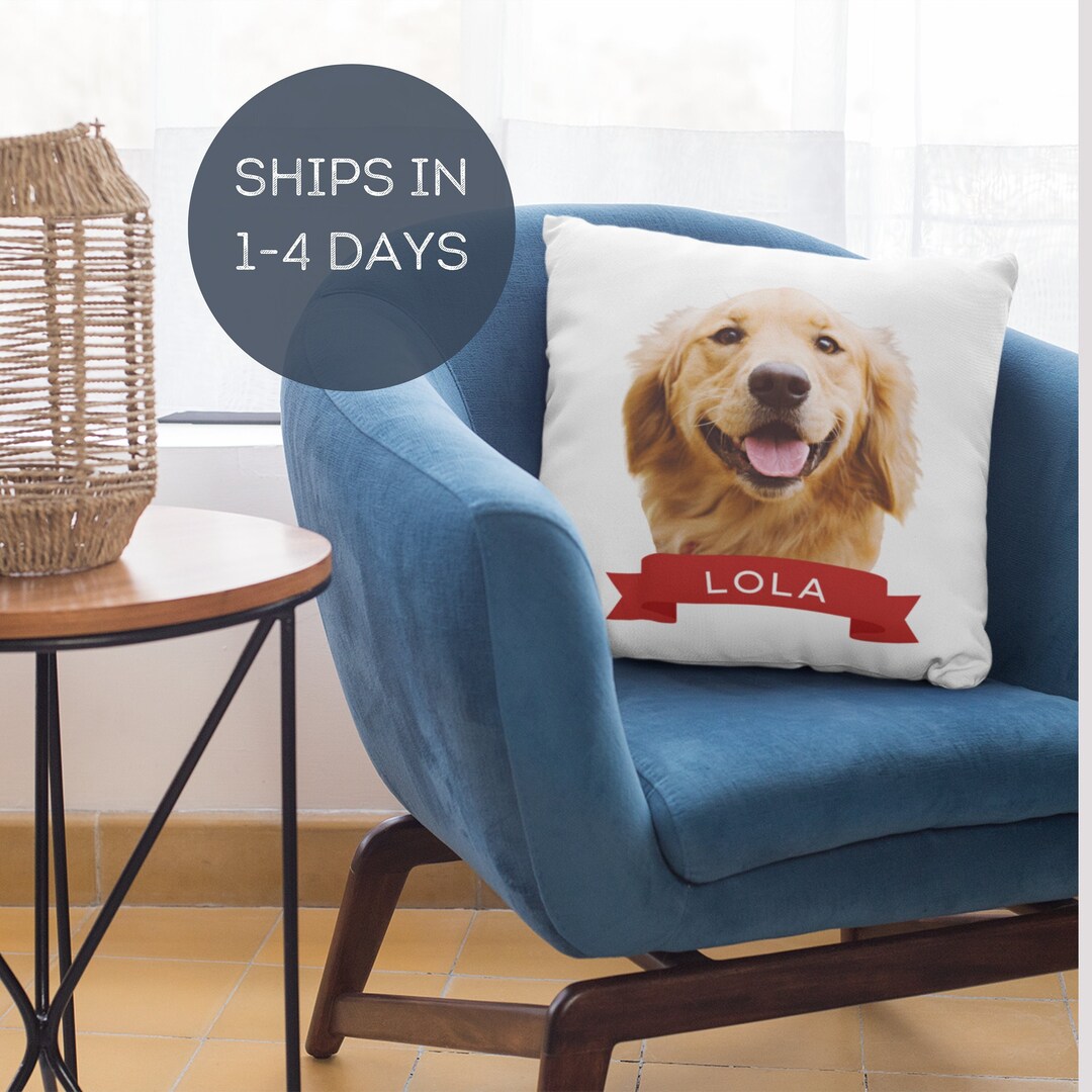 Custom Pet Pillow Pet Pillow From Photo Pet Picture Pillow Etsy